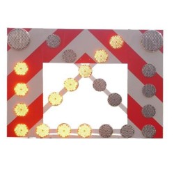 Panou MARE de semnalizare si dirijare trafic 24 lami LED S-U26a